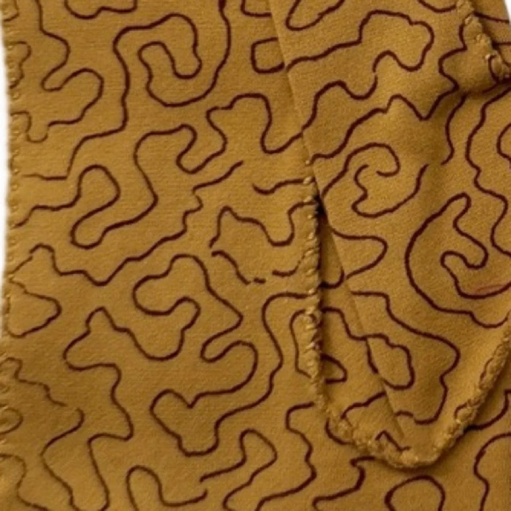 Marcel Wagner Originals Ochre Size Small 6 1/2 Gloves Fitted Abstract MCM 60’s